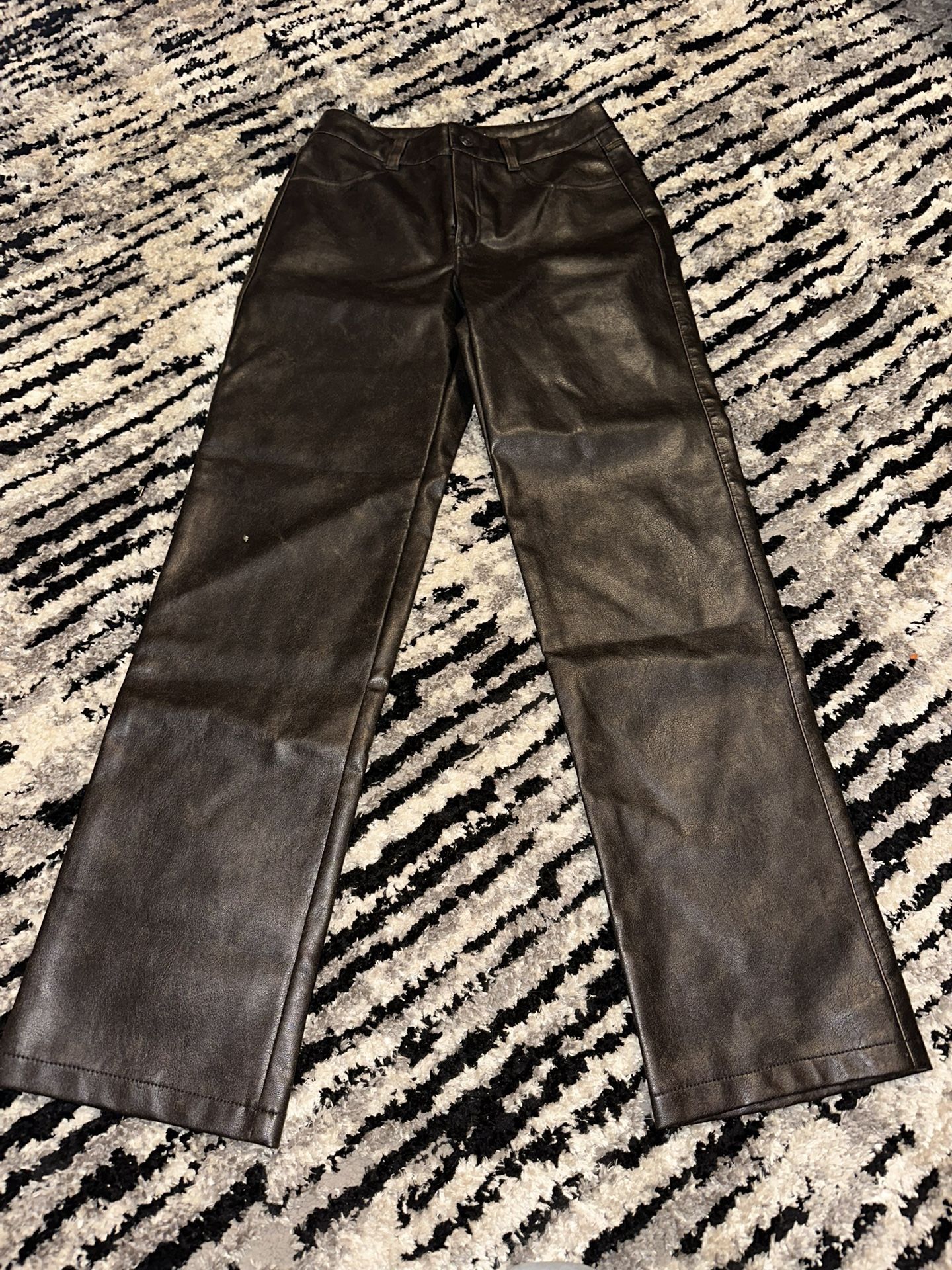 Garage Leather Womens Pants Size 3
