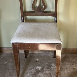 Vintage Lyre Style Piano Chair NOW $10