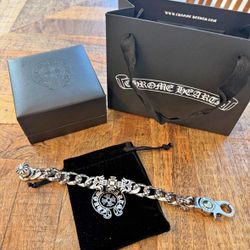 Chrome Hearts  Bracelet . Heavy Chain. With Box & Bag  !!Must Sell!!! 