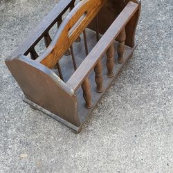 Magazine / Newspaper/ Wooden Rack/ Vintage