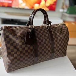 Louis Vuitton Keepall 50 Damier Ebene