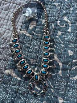 Vintage S Sterling Shadow Box Turquoise