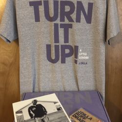 J Dilla Turn It Up Box Set Purple T-shirt Medium Tee Ruff Draft Cassette
