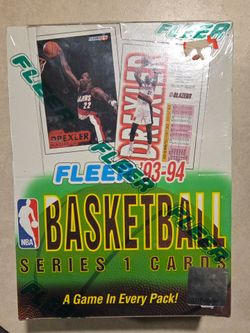 1993/94 Fleer Basketball series1 full box