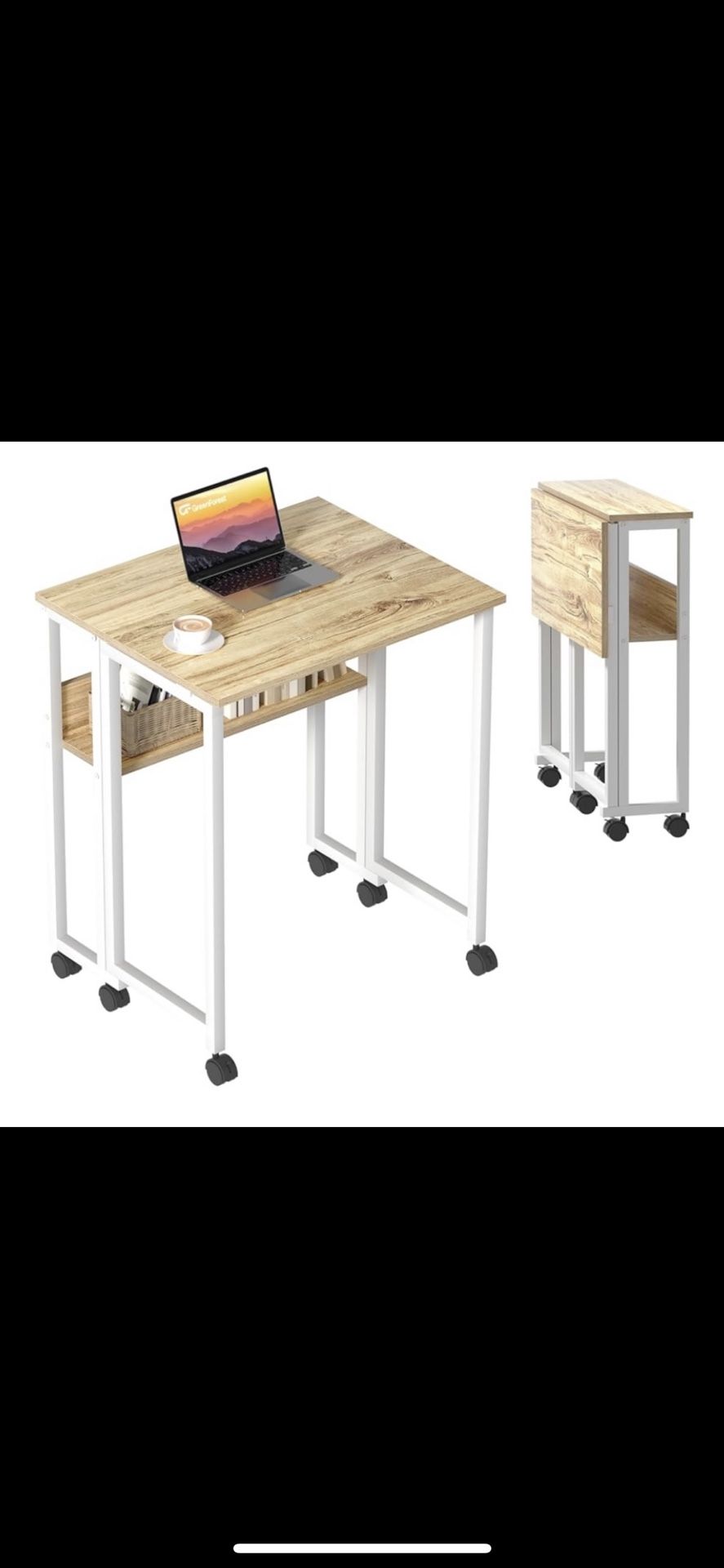 Folding Mobile desk And Desk Lamp