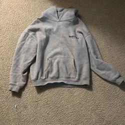 essentials grey hoodie