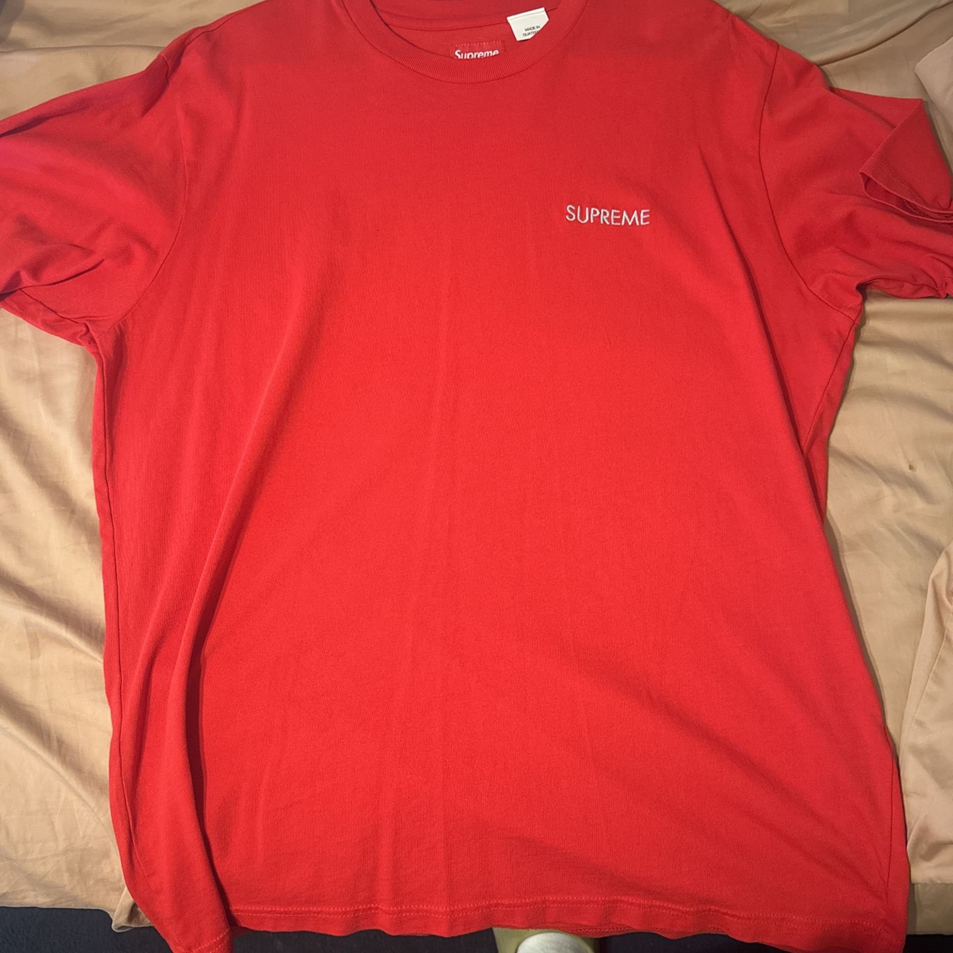 Red Supreme T Shirt