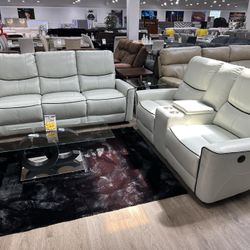 🇺🇸 🇺🇸 POWER RECLINING SOFA AND LOVESEAT 