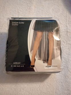 Black High-Low Tutu Skirt Adult SM/MD