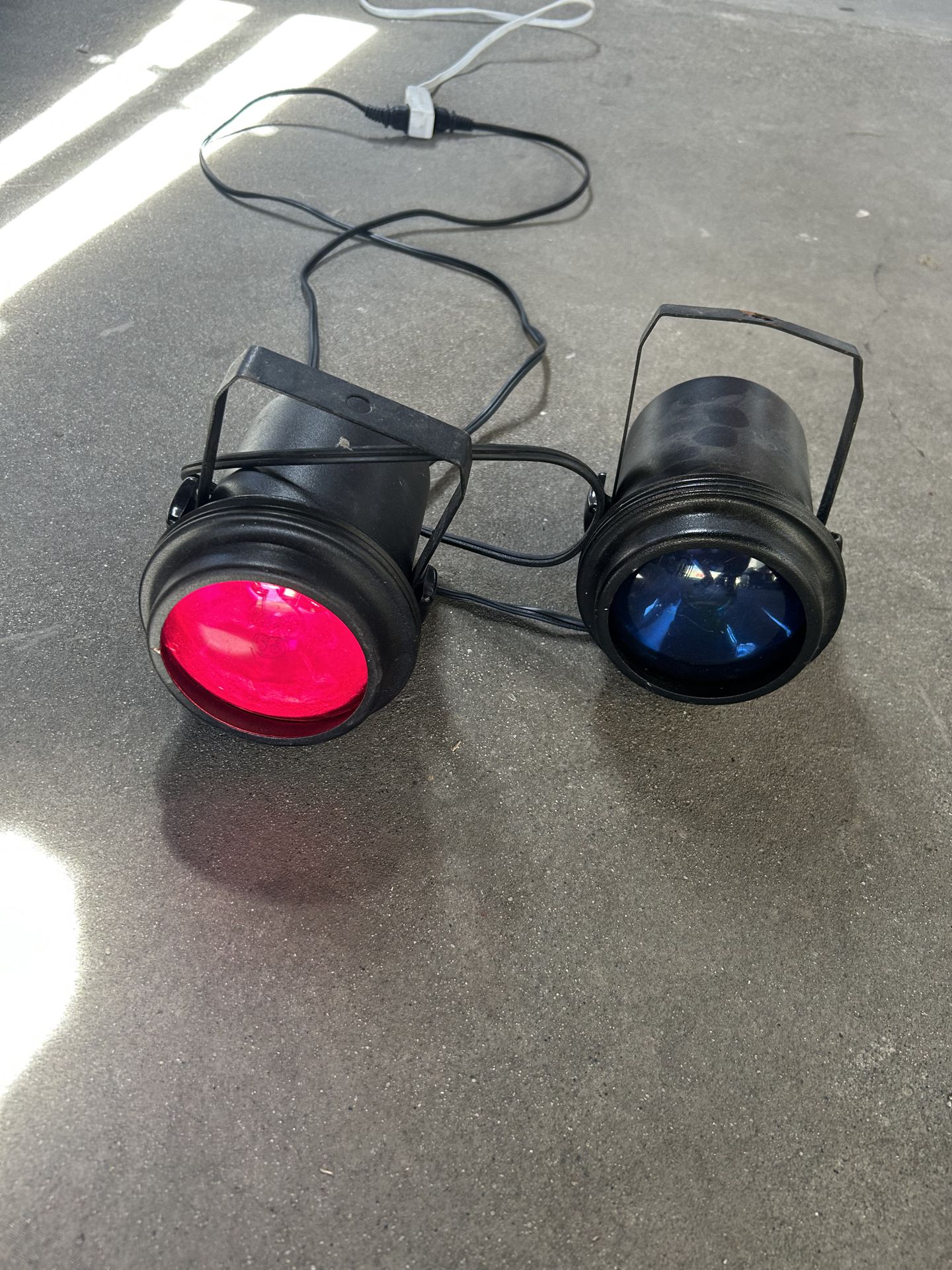 pinspot" stage lights