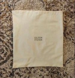 Authentic Eileen Fisher Designer Cotton Drawstring Dust Bag