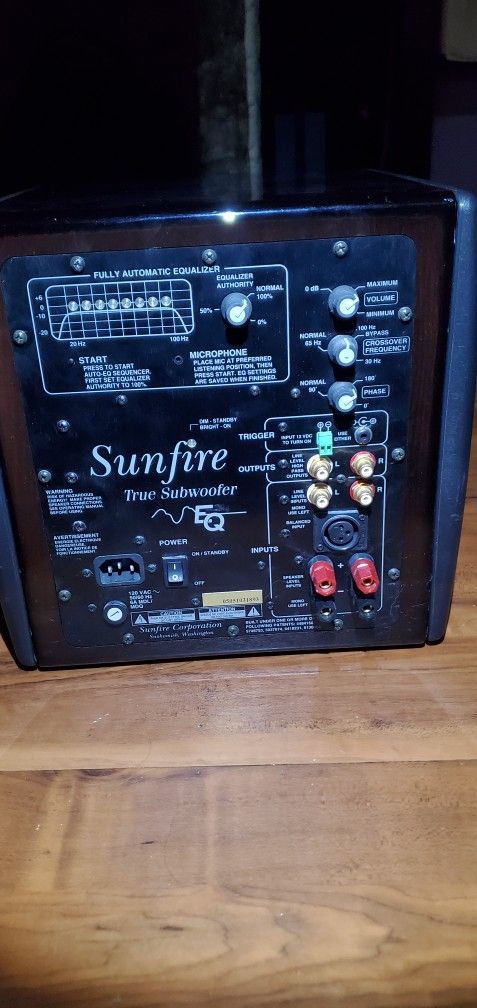 Sunfire True Subwoofer EQ 10 Signature (Standard Edition) - TS-EQ10 - Works Perfect