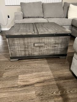 Coffee Table With Storage - $275