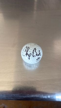 Chip Beck signed golf ball