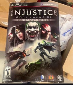 Injustice Gods Among Us Collectors Edition NEW PlayStation 3 PS3 ( Read Description) NOT A CONSOLE
