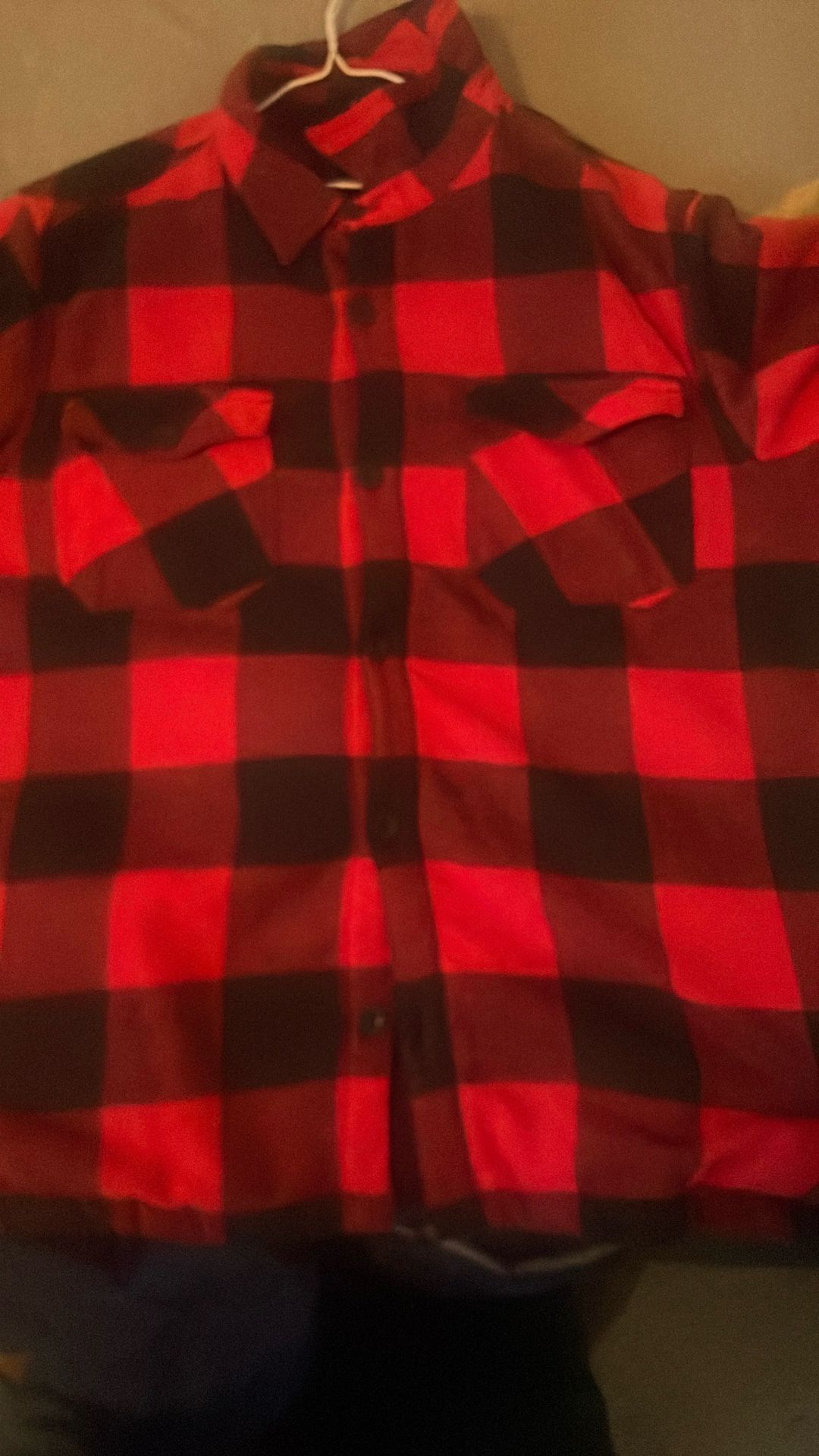 Men's Red and Black Jacket