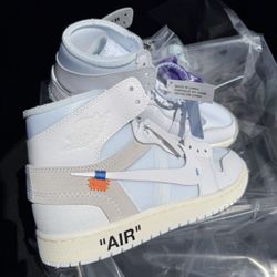 Jordan 1 Off White (Virgil Abloh archives) Alaska /Europe DS Size 9 