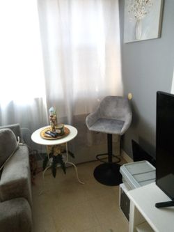 Ikea Lindved Table With Grey Stool