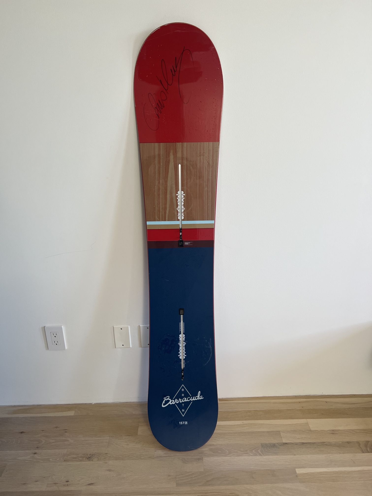 BURTON BARRACUDA 2014_ Signed IBy US Olympian Chris Klug