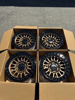 FINANCING AVAILABLE KMC KM552 IMS 6x5.5 17" Wheels Bronze