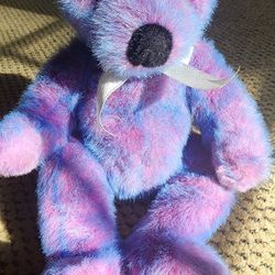 Ty Classic Plush Stuffed Purple Bear