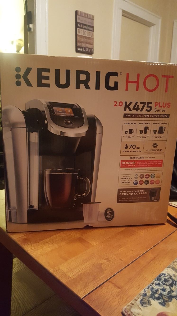 Keurig Hot 2.0 K475 Plus Series for Sale in Queens NY OfferUp