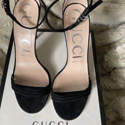 Authentic Suede Gucci Heels