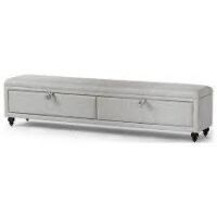 QUEEN-SIZE BENCH IN GREY NEW IN BOX