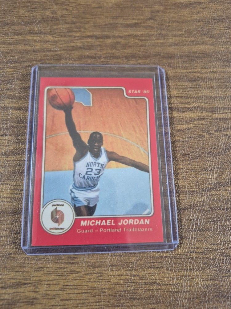 Rare Michael Jordan 1985 STAR COMPANY Error Rookie Promo Card Chicago Bulls