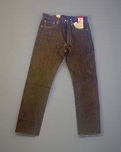 Levi’s 501 Shrink to Fit Jeans Men’s 34x34 Burgundy Rigid Brown New With Tags