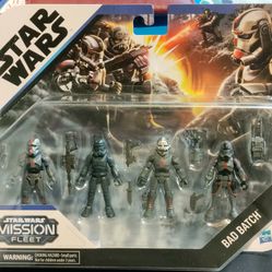 NEW Star Wars Mission Fleet 4 Figure Pack