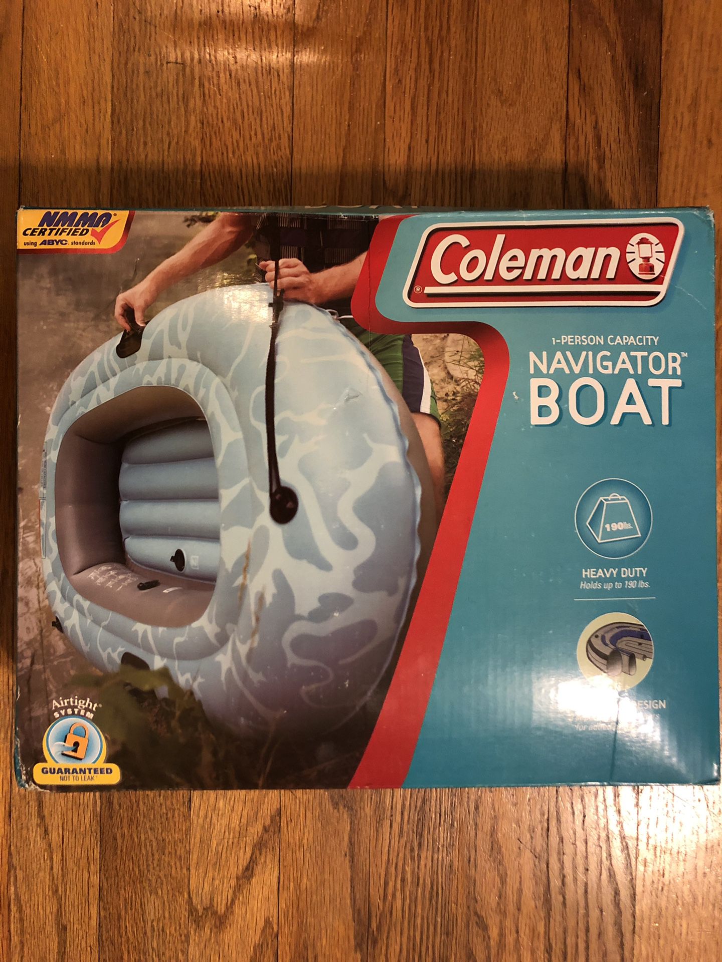 Coleman 1-person inflatable navigator boat