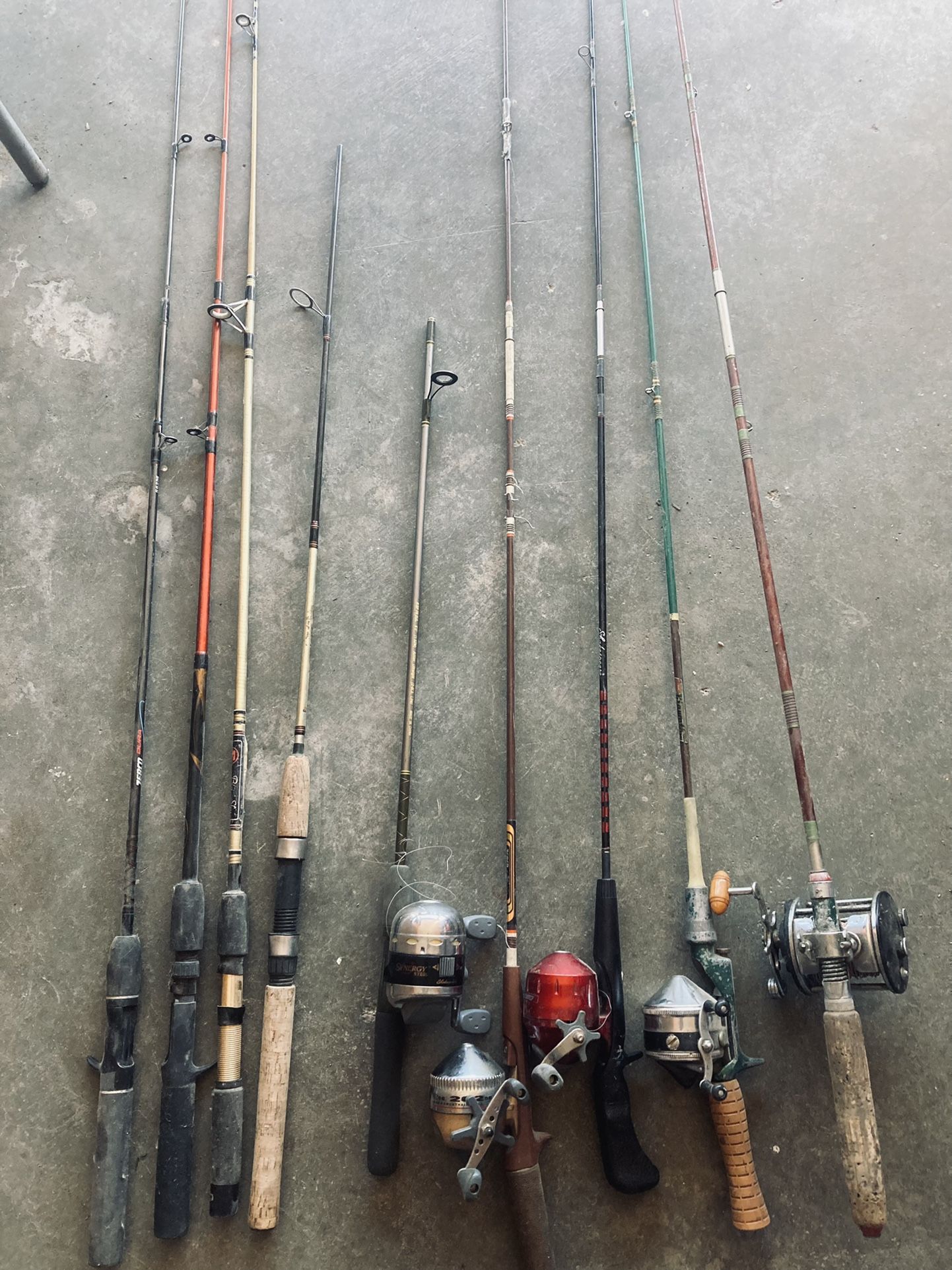 Fishing Poles Lot 