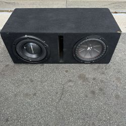 Comp R Subwoofer + Amp ( READ DESCRIPTION)