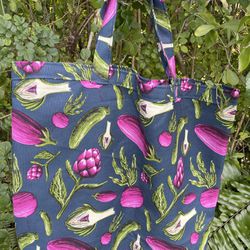 Vegetable Tote/Shopping Bag, Handmade