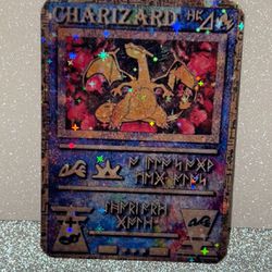 Charizard Custom Pokemon Card Holographic 