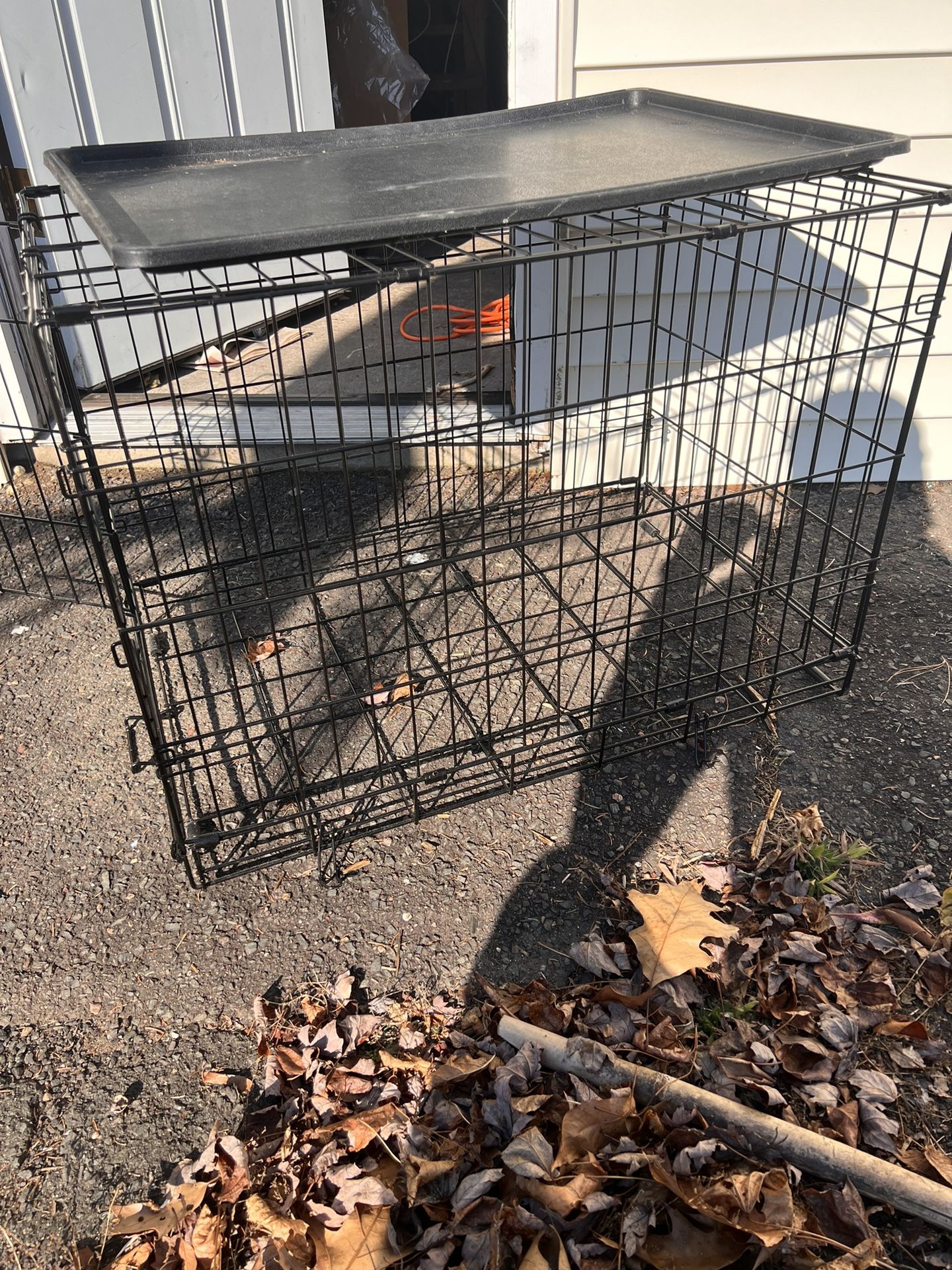 Dog Cage With Tray