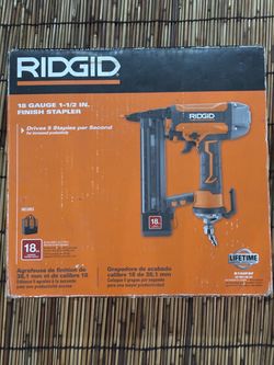 RIDGID 18 Gauge 1-1/2 In. Finish Stapler