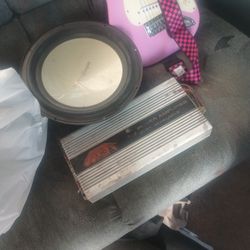 Punch Speaker And Amp For Car Box Sound