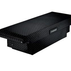 Husky Crossbed Truck Tool Box in Aluminum w/ Low-Profile, 61.86 in. Mid-Size, in Matte Black @666