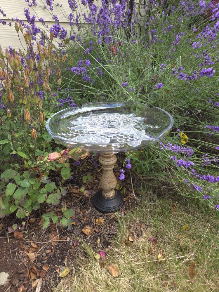 Bird bath /feeder - Art Decor (indoor/outdoor, yard art)