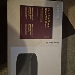 Sonos Beam (Gen 2) Compact Smart Sound Bar with Dolby Atmos (Black)