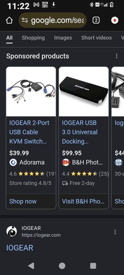IOGEAR  KVM  SWITCH