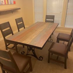 Dining table and chair set