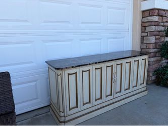 Marble top vintage Thomasville buffet
