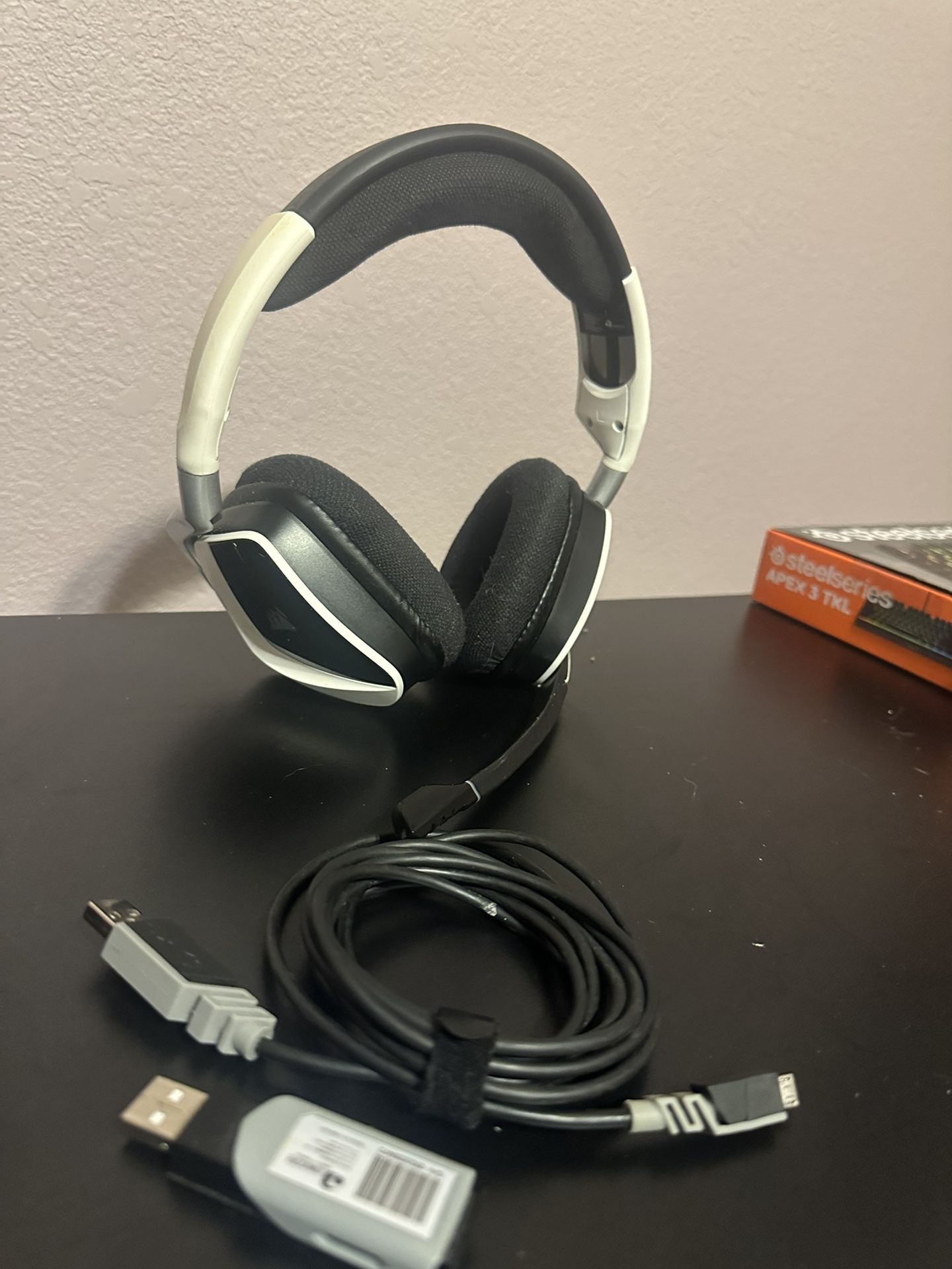 Gaming Headset, Microphone, And Mouse
