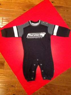 3-6 Mo 1-Piece Baby Boy Seahawk Outfit