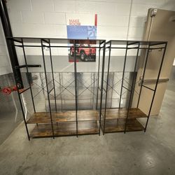 Clothes Rack - Rustic Brown