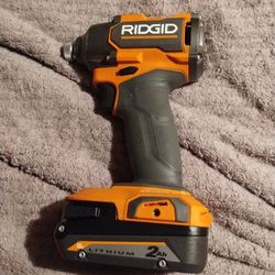 RIDGID 18V Brushless 4-Mode 1/4 in. Impact Driver with 2 ah battery