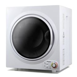 Shop Panda
3.5 cu.ft. 110-Volt Compact Portable Electric Laundry Dryer, White and Black